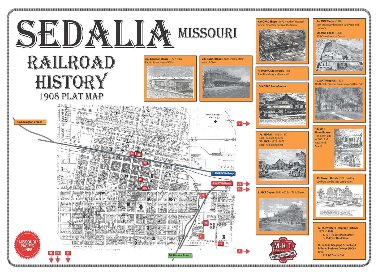 Railroad map