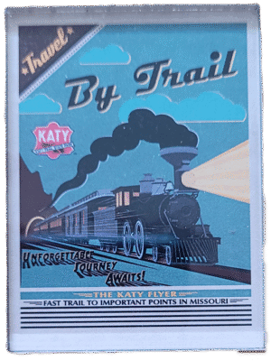 Katy Trail SteamTrain Magnet