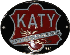 Katy Trail Hiking Staff Medallion