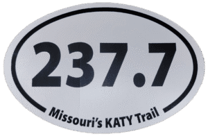 Katy Trail Total Mileage Sticker