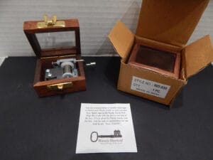 Hurry Gurdy Glass Topped Wooden Box