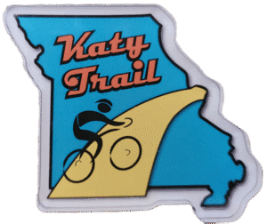 Katy Trail Blue Acrylic Magnet
