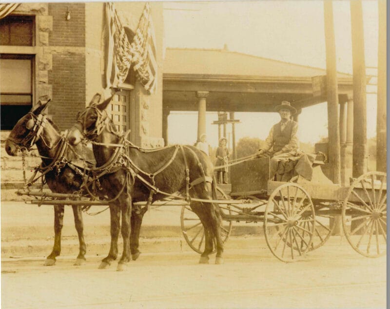 Historical photo of Katy Depot