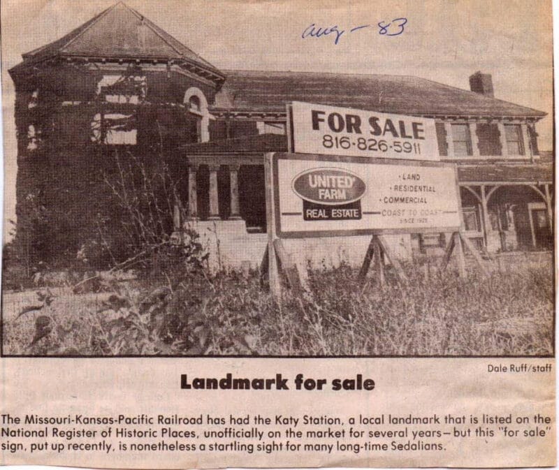 depot with for sale sign