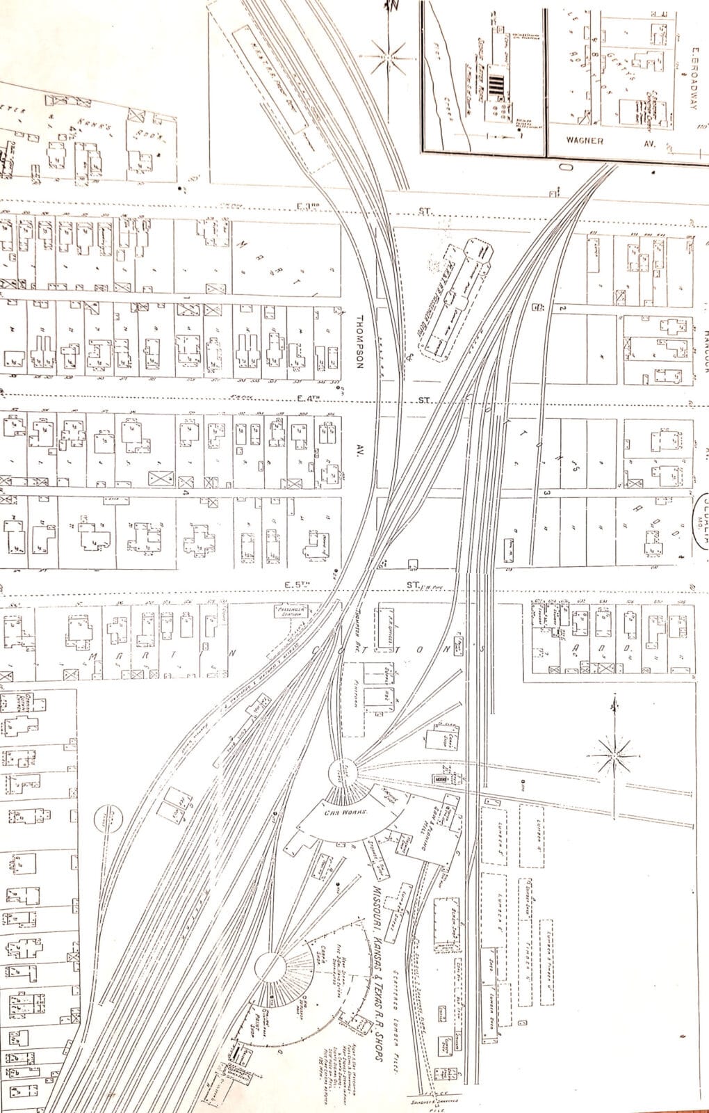 historic katy depot site map